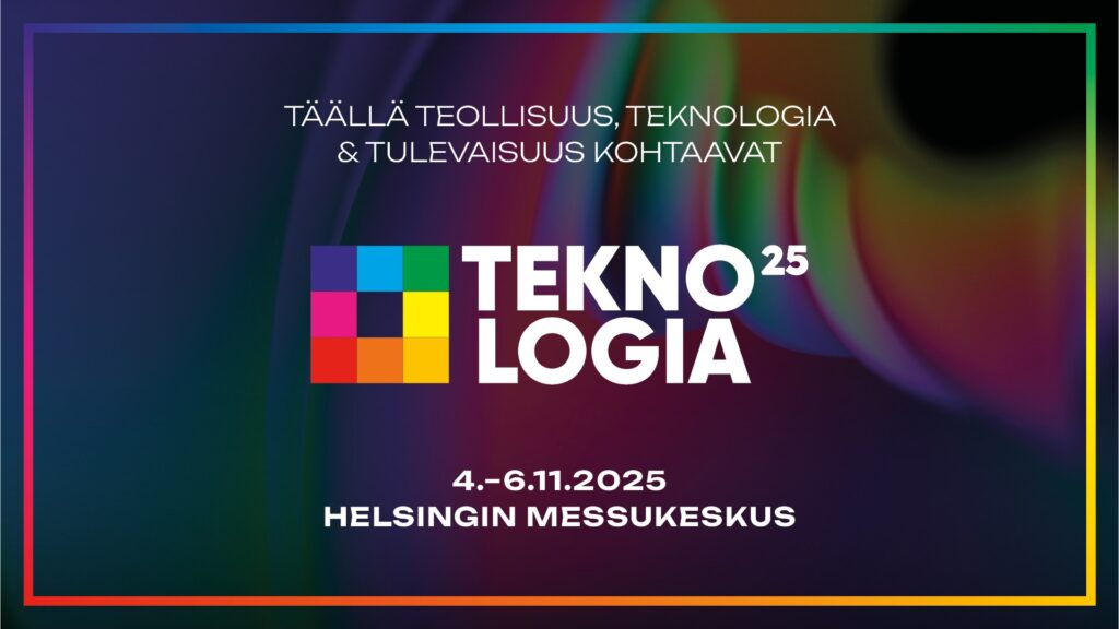 Teknologia 25 messujen logo.