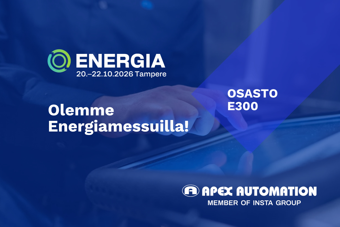 Energiamessujen mainos Apex Insta